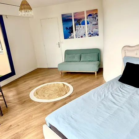 Paris La Defense - Santorin With Jacuzzi Апартаменты Курбевуа